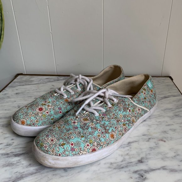 Women's Etnies Floral Sneakers size 8 - Picture 10 of 12